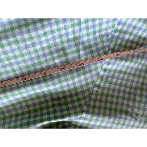 Vineyard Vines Whale Shirt Mens Medium Gingham Check Button Down Shirt EUC - Picture 11 of 12
